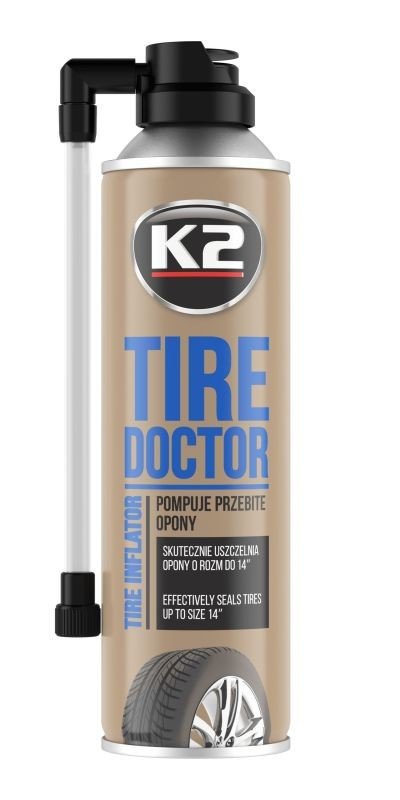K2 Герметик для шин Tire Doctor, аэрозоль 500 мл.