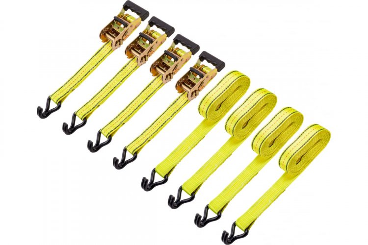 Стяжка для крепления груза 38мм*4,6м, 2,0т, 4 шт. "DSV" R88031