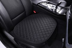 Накидки, квадраты Flax, лен, черный, комплект на весь салон