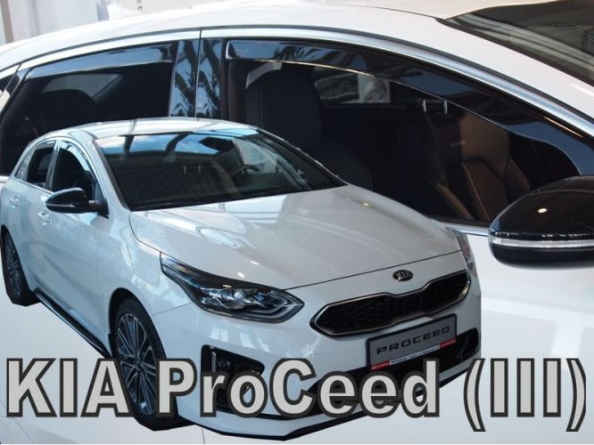 Ветровики боковых стекол KIA CEED 5дв. htb 2018 HEKO