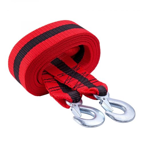 Трос буксировочный  7 т*5 м - лента с 2 крюками "DSV" R88107