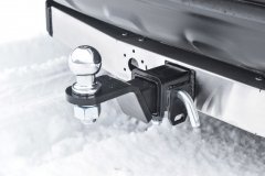 Фаркоп с накладкой из нерж. LEXUS NX с 2014 - съемный квадрат