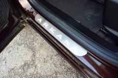 Накладки в проем дверей Renault Arkana 2019- (4шт.) PT Group (НПС)