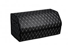 Органайзер в багажник Автопилот. Люкс (60*30*30) Черный+бел.строчка