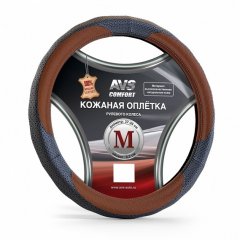 Оплетка руля AVS GL910M-BBR