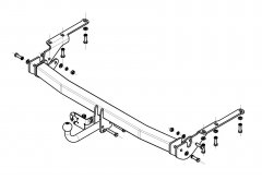 Фаркоп Toyota Rav 4 2005-2012 (AvtoS TY 22)