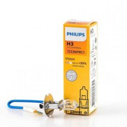 Лампа 12v H3 Philips Vision +30%