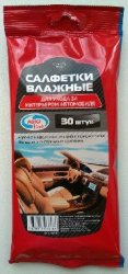 Салфетки 30 шт. для интерьера AUTOVIRAZH AV-018302