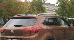 Рейлинги Can Otomotive Hyundai Creta с 2016 Silver
