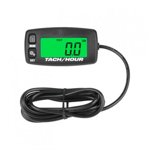 Тахометр цифровой Runleader RL 1,5м (65*35мм, сч. м/ч, зел. подсв. IP65)