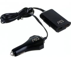 Зарядное устройство "DSV" 4 USB  с проводом 1,8м R77008