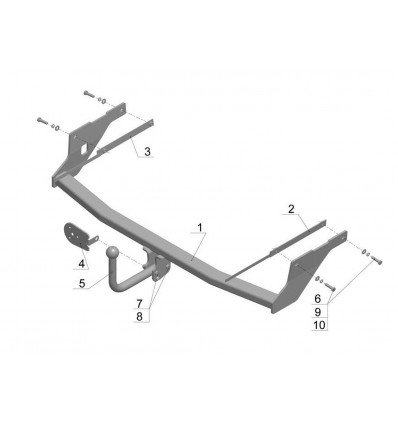 Фаркоп Focus II универсал (2005-2011) (AvtoS FD 25)