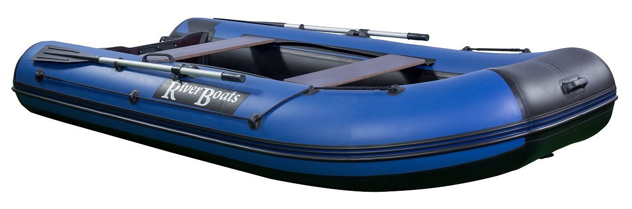 Лодка RiverBoats 370 черно-синий