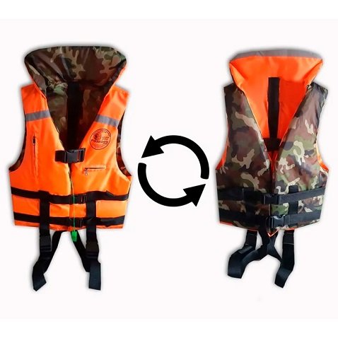 Спасательный жилет двухсторонний "Посейдон" до 150кг