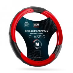 Оплетка руля AVS GL910M-BRD