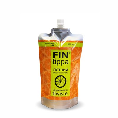 Жидкость для омывания стекла Fin Tippa концентрат -70 Лимон 1л.