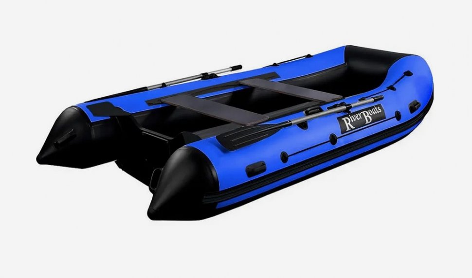Лодка RiverBoats 370 НДНД черно-синий