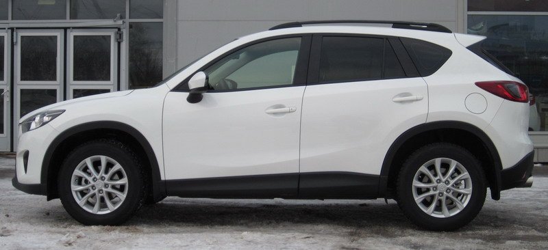 Рейлинги Mazda CX-5  2011- APS черный муар