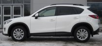 Рейлинги Mazda CX-5  2011- APS черный муар