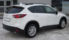 Рейлинги Mazda CX-5  2011- APS черный муар