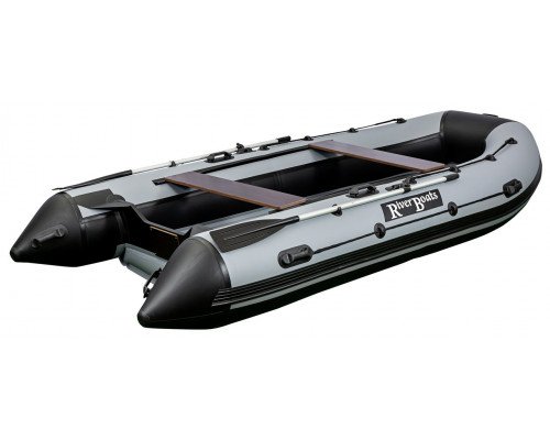 Лодка RiverBoats 410 черно-серый
