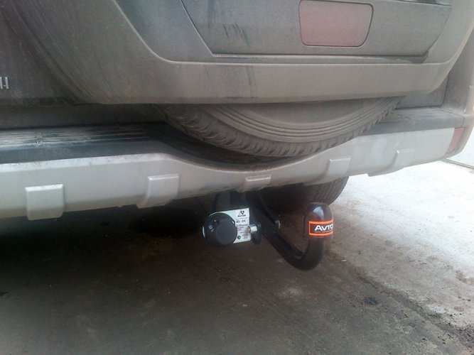 Фаркоп Mitsubishi Pajero III/ IV с 2002- (AvtoS MI 26)