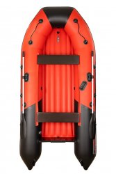 Лодка Таймень NX 3400 НДНД PRO красный/черный