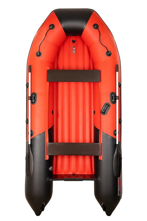 Лодка Таймень NX 3400 НДНД PRO красный/черный