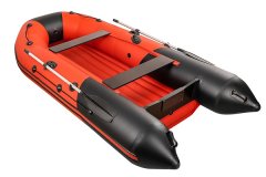 Лодка Таймень NX 3400 НДНД PRO красный/черный