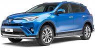 Защита переднего бампера двойная (НПС) Toyota RAV4 с 2013 PT Group