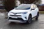 Защита переднего бампера двойная (НПС) Toyota RAV4 с 2013 PT Group