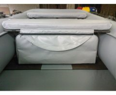 Комплект мягких накладок с сумкой 1050*200мм серый