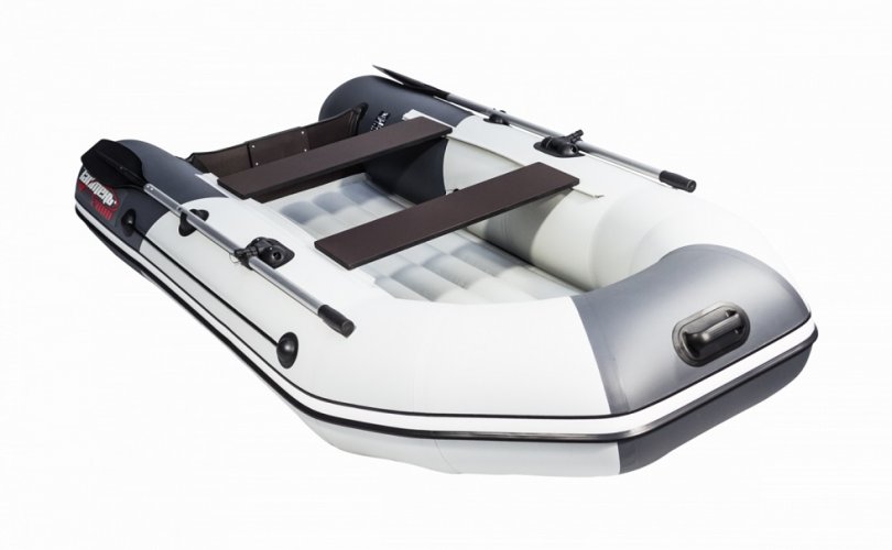 Лодка Таймень NX 2800 НДНД светло-серый/черный