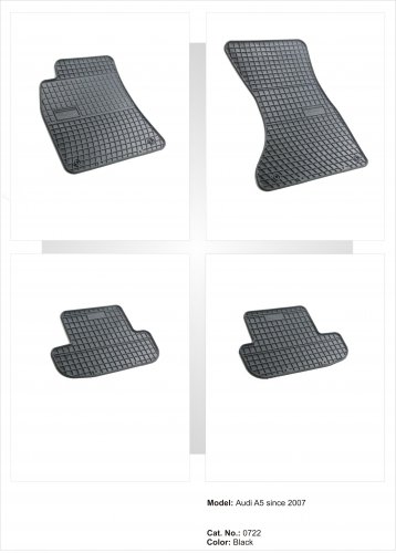 Коврики FroGum Audi A5 с 2007 серые