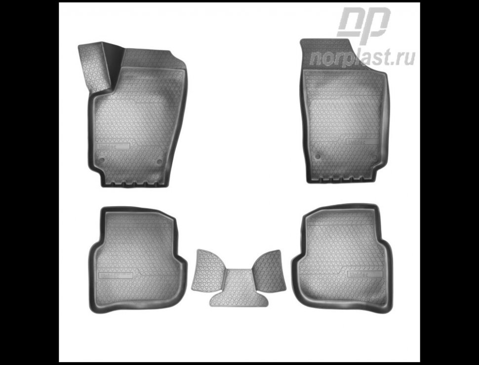 Коврики Norplast Volkswagen Polo (SD) 3D (2010-2020)
