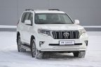 Защита переднего бампера двойная 63/63мм (НПС) TOYOTA LAND CRUISER PRADO 150 2017- PT Group