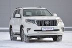 Защита переднего бампера двойная 63/63мм (НПС) TOYOTA LAND CRUISER PRADO 150 2017- PT Group
