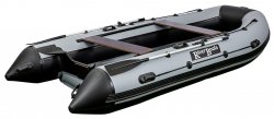 Лодка RiverBoats 390 НДНД черно-серый (с усилением по баллону)