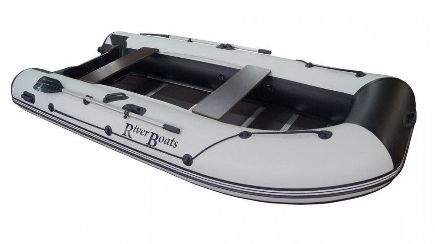 Лодка RiverBoats 350 серо-белый