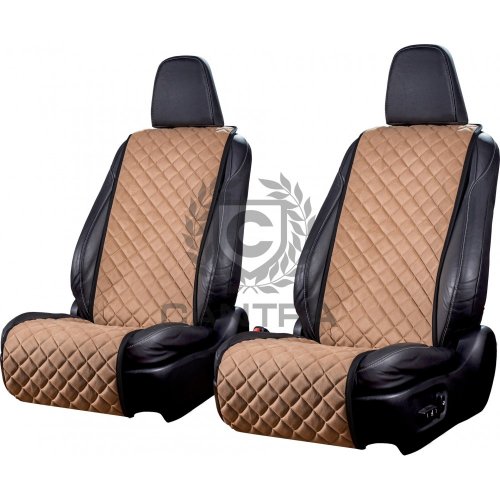 Накидки из алькантары, бежевый CANTRA Standart, пара