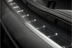 Накладка на зад. бампер AluFrost BMW X5 II FL (E70) 2010-2013 (50-3467)