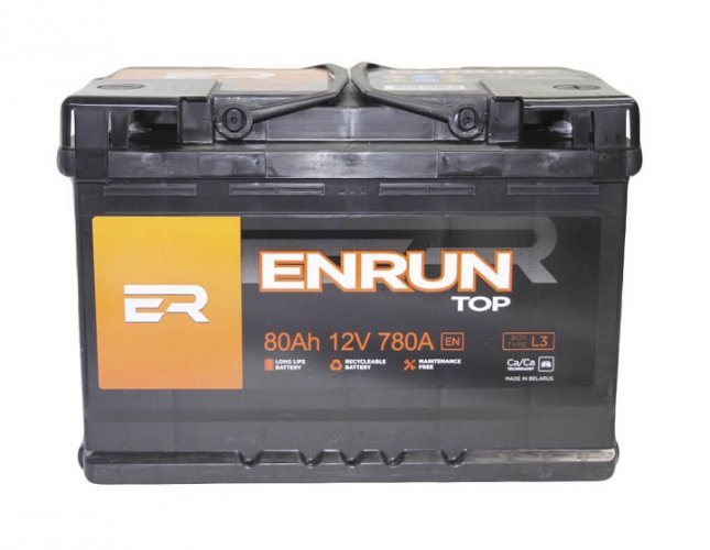 Аккумуляторная батарея 80а/ч ENRUN TOP