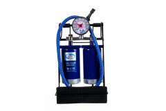 Насос ножной "AUTOVIRAZH" AV-030969 c манометром, двойной