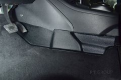 Накладки на ковролин тоннельные (ABS) LADA Vesta c 2015 / SW / SW Cross c 2017 PT Group