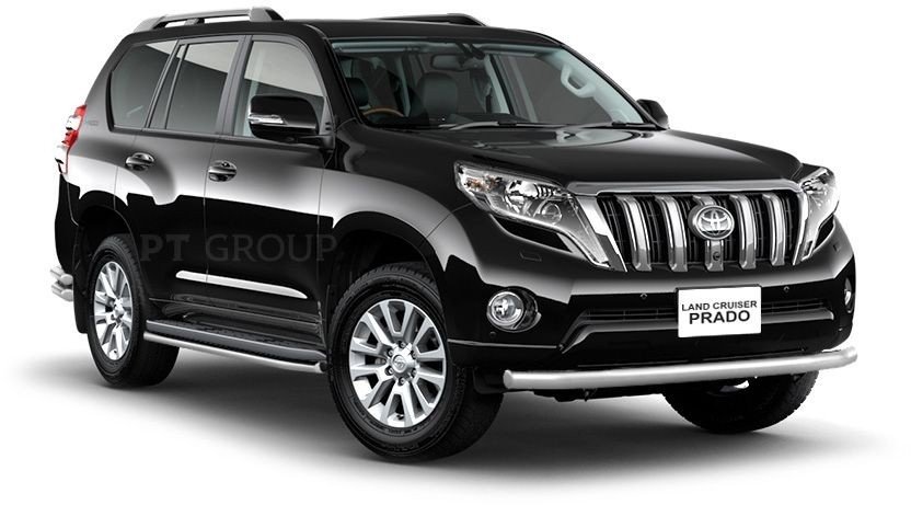 Защита переднего бампера одинарная 63мм (НПС) TOYOTA LAND CRUISER PRADO 150 2013-2016 PT Group