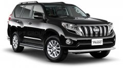 Защита переднего бампера одинарная 63мм (НПС) TOYOTA LAND CRUISER PRADO 150 2013-2016 PT Group