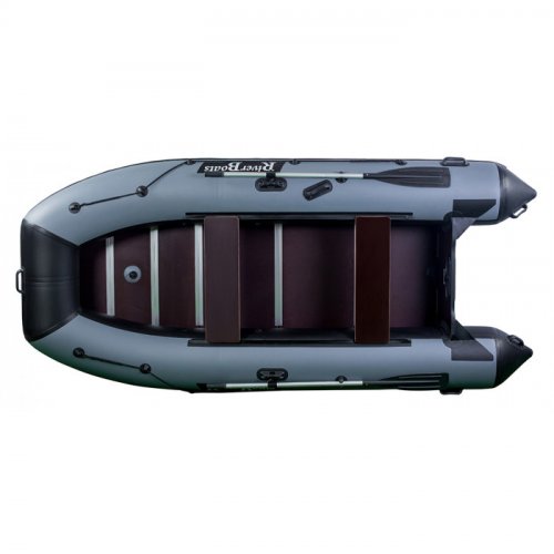 Лодка RiverBoats 370 черно-серый