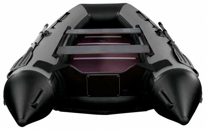 Лодка RiverBoats 370 черно-серый