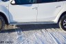 Защита порогов Эстонец с алюминиевой площадкой 51 мм (НПС) Nissan Terrano с 2014