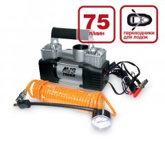 Компрессор AVS TURBO KS750D(2 цилиндра,75л/мин, 10атм)